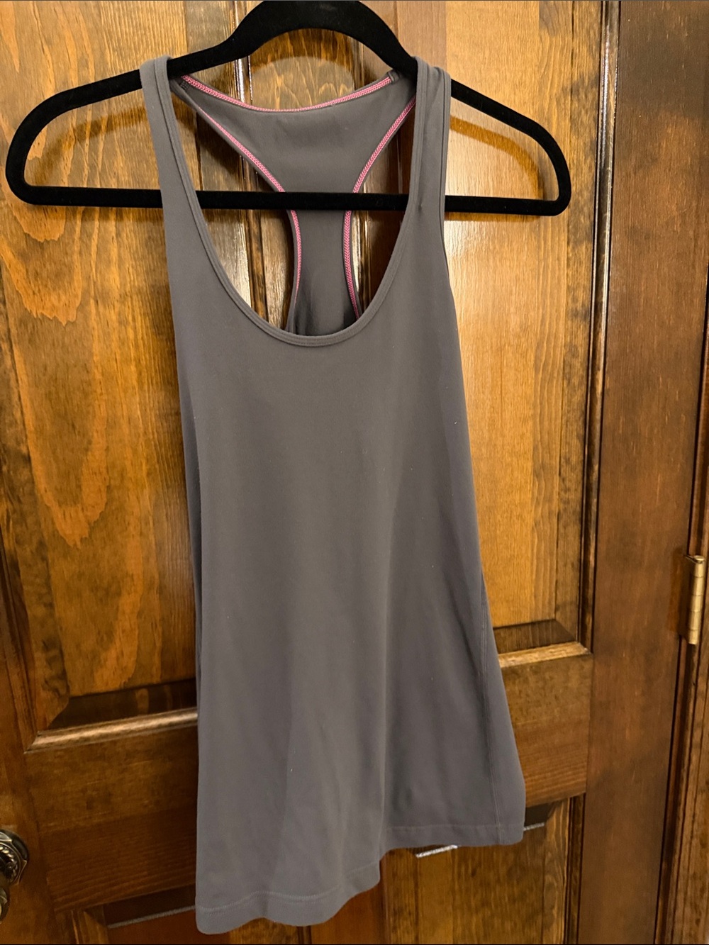 EUC Women’s Lululemon Gray Cool Racerback Tank Top- Size 6